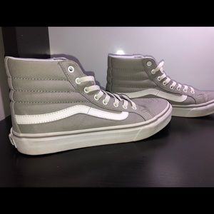 Gray High top Vans